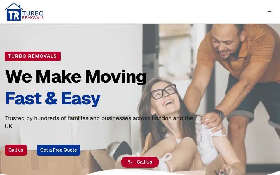 Screenshot of turboremovals.co.uk