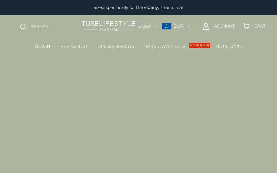Screenshot of turelifestyle.com