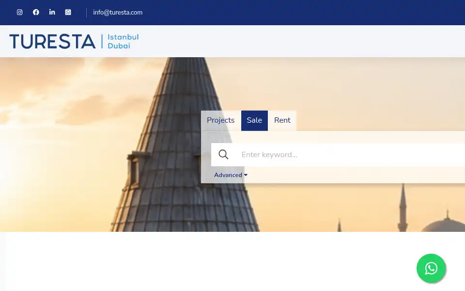 Screenshot of turesta.com