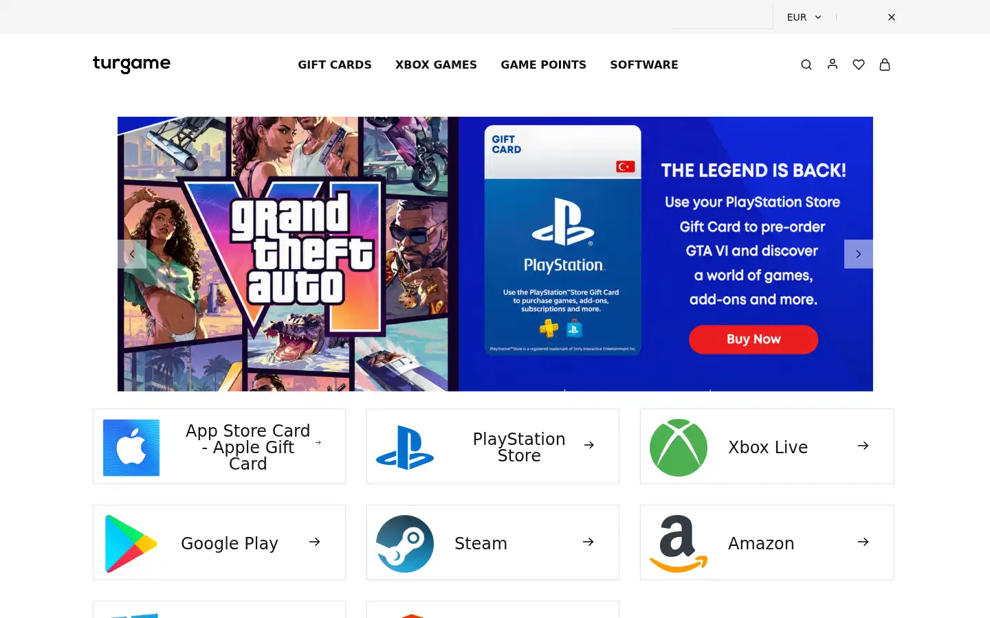 Screenshot of turgame.com