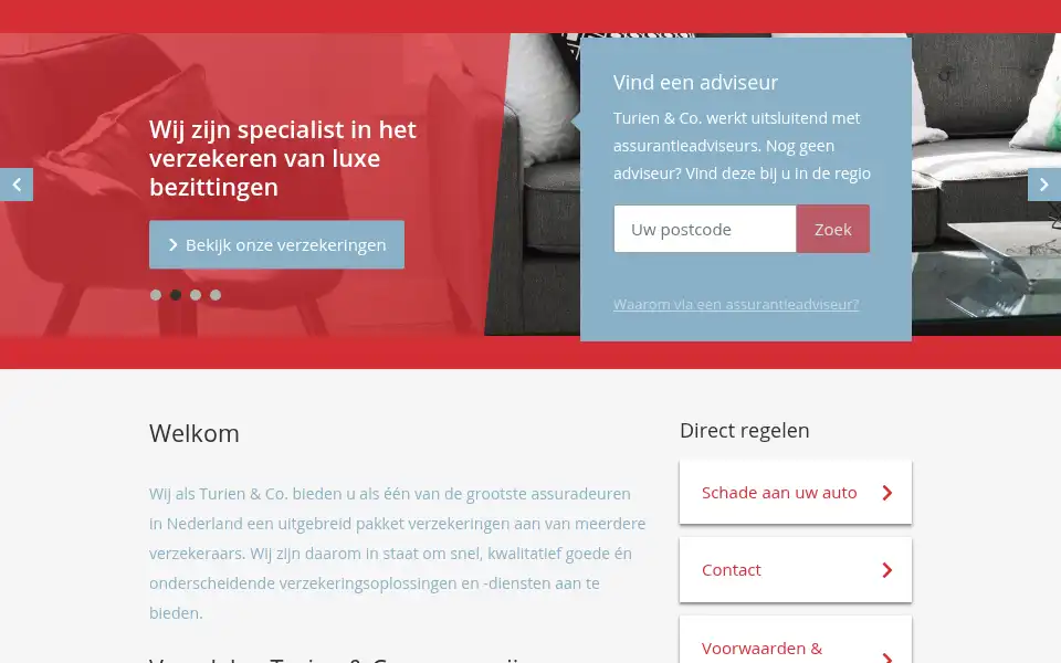 Screenshot of turien.nl