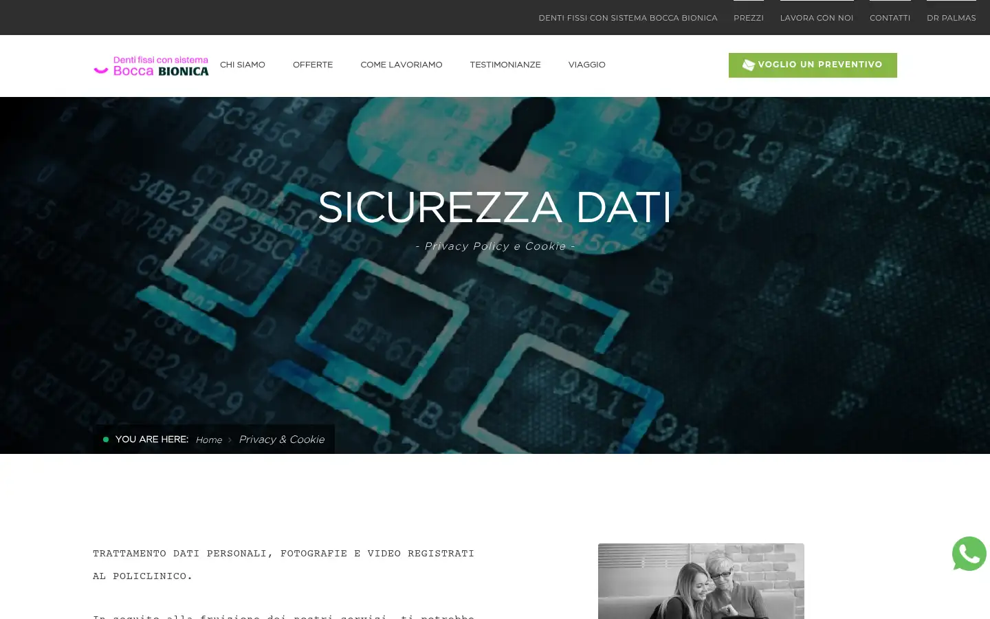 Screenshot of turismodentale.it