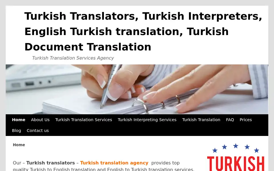 Screenshot of turkish-translators.com