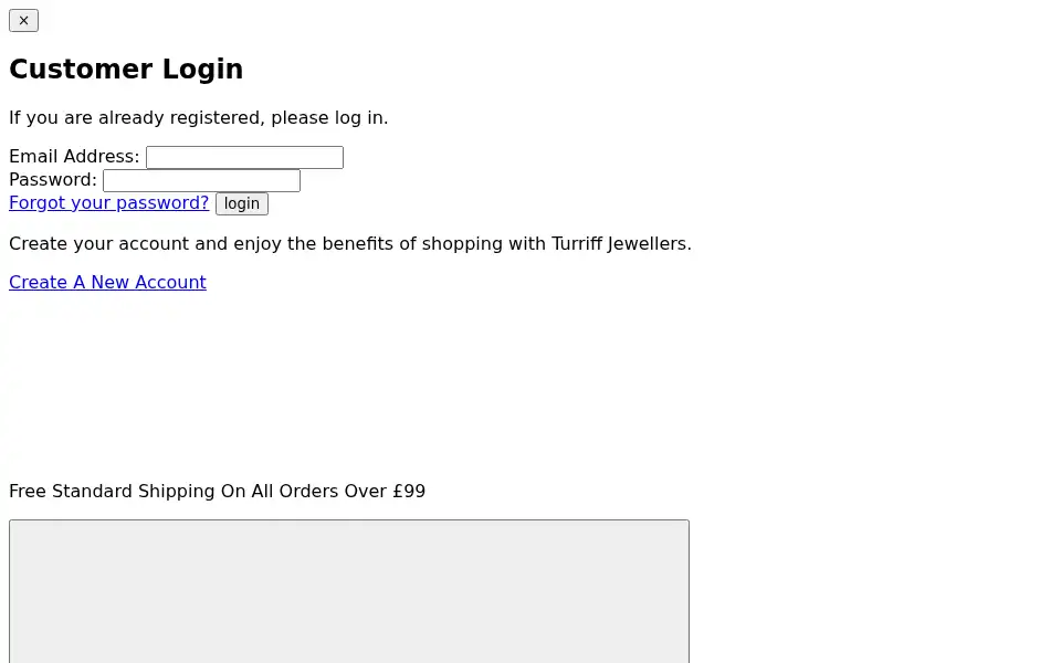 Screenshot of turriffjewellers.co.uk