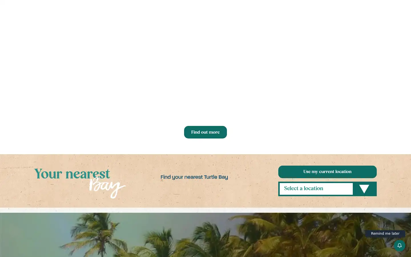 Screenshot of turtlebay.co.uk