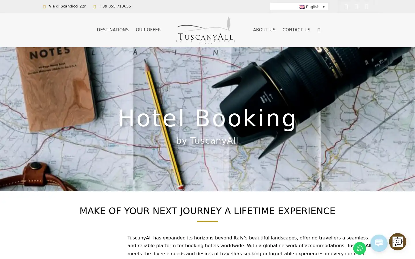 Screenshot of tuscanyall.com
