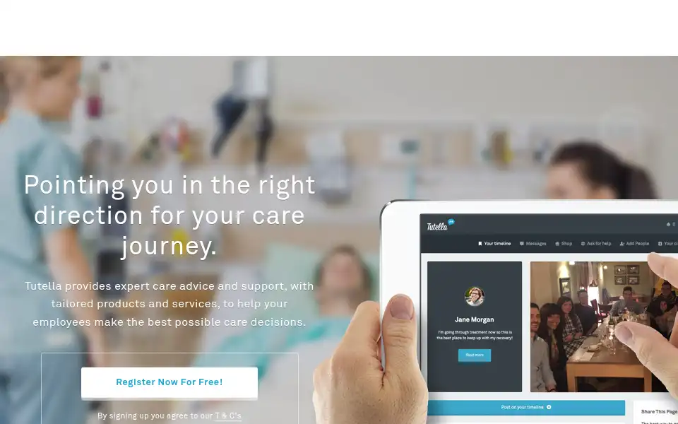 Screenshot of tutella.co