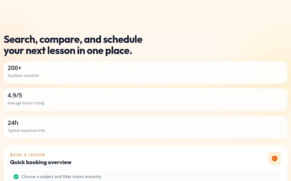 Screenshot of tutor-me.nl