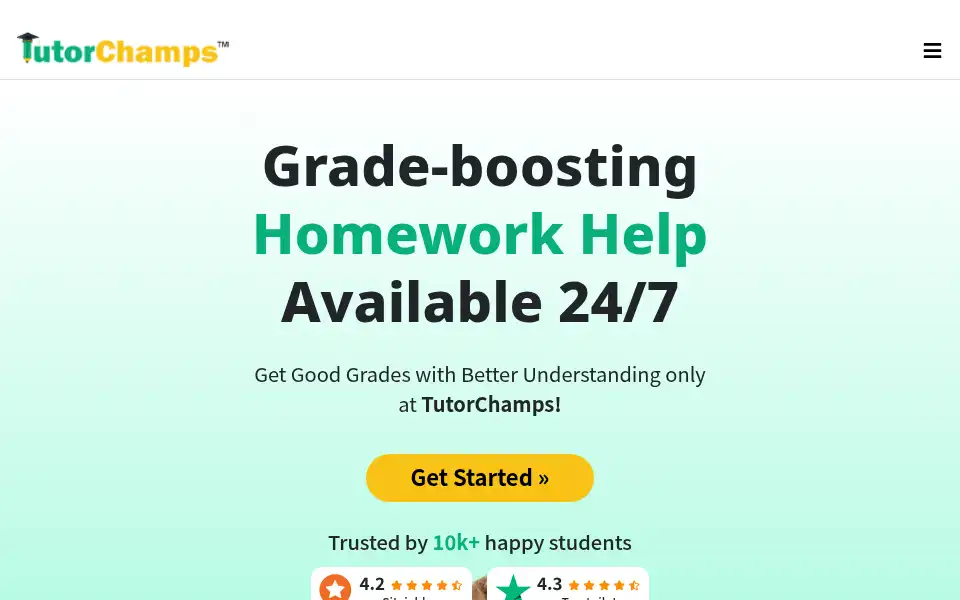 Screenshot of tutorchamps.com