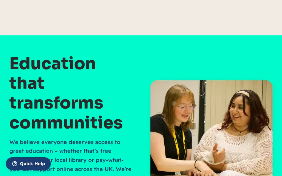 Screenshot of tutoreagle.co.uk
