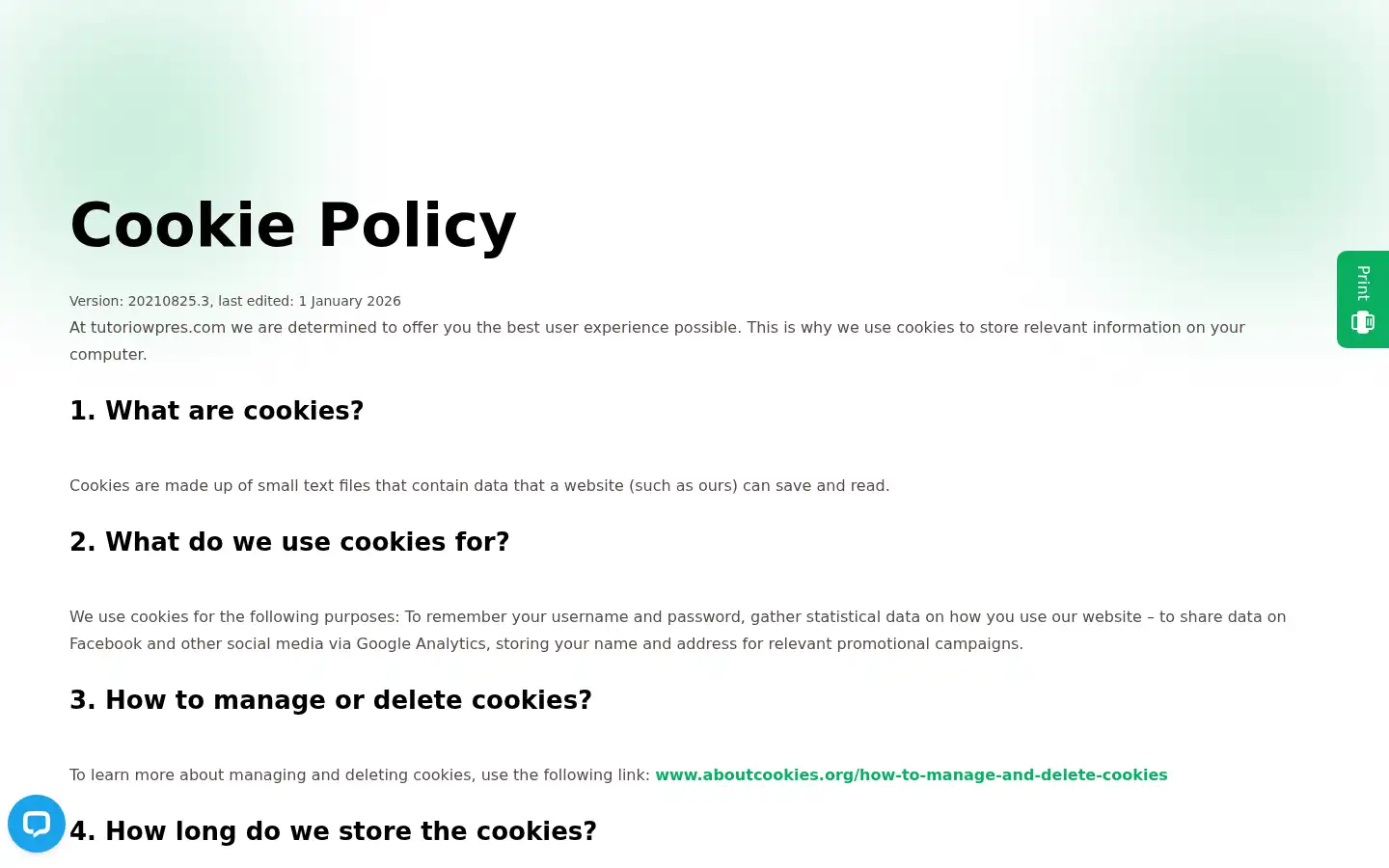 Screenshot of tutoriowpres.com