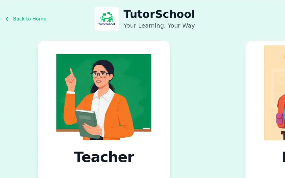 Screenshot of tutorschool.in