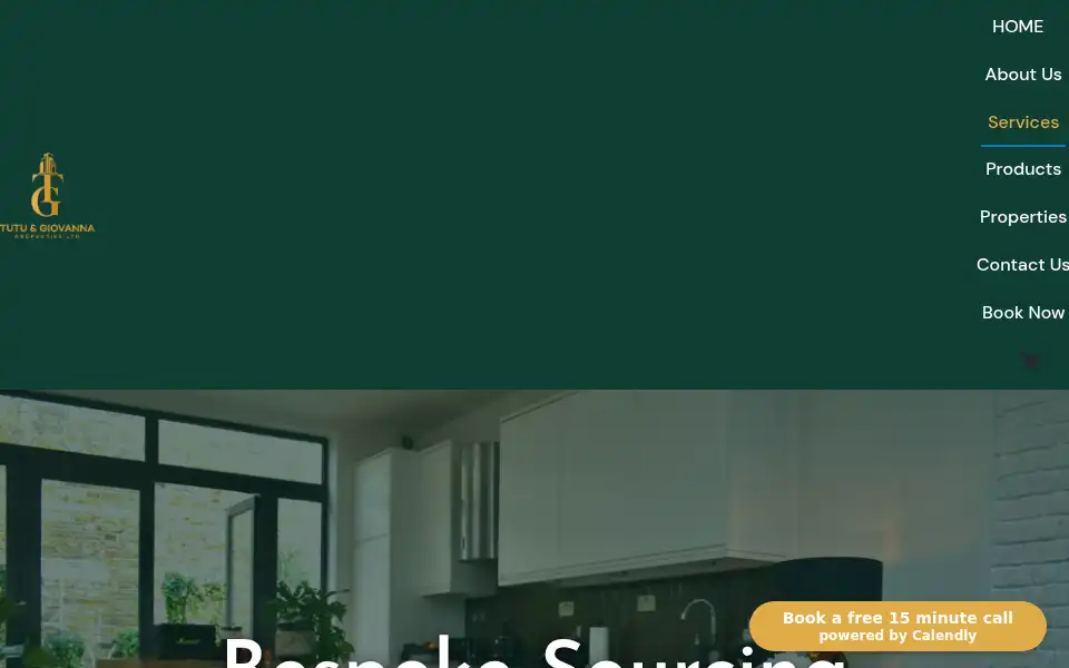Screenshot of tutugiovannaproperties.com