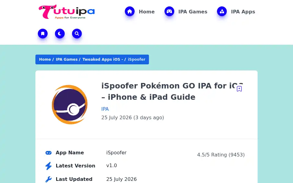 Screenshot of tutuipa.com