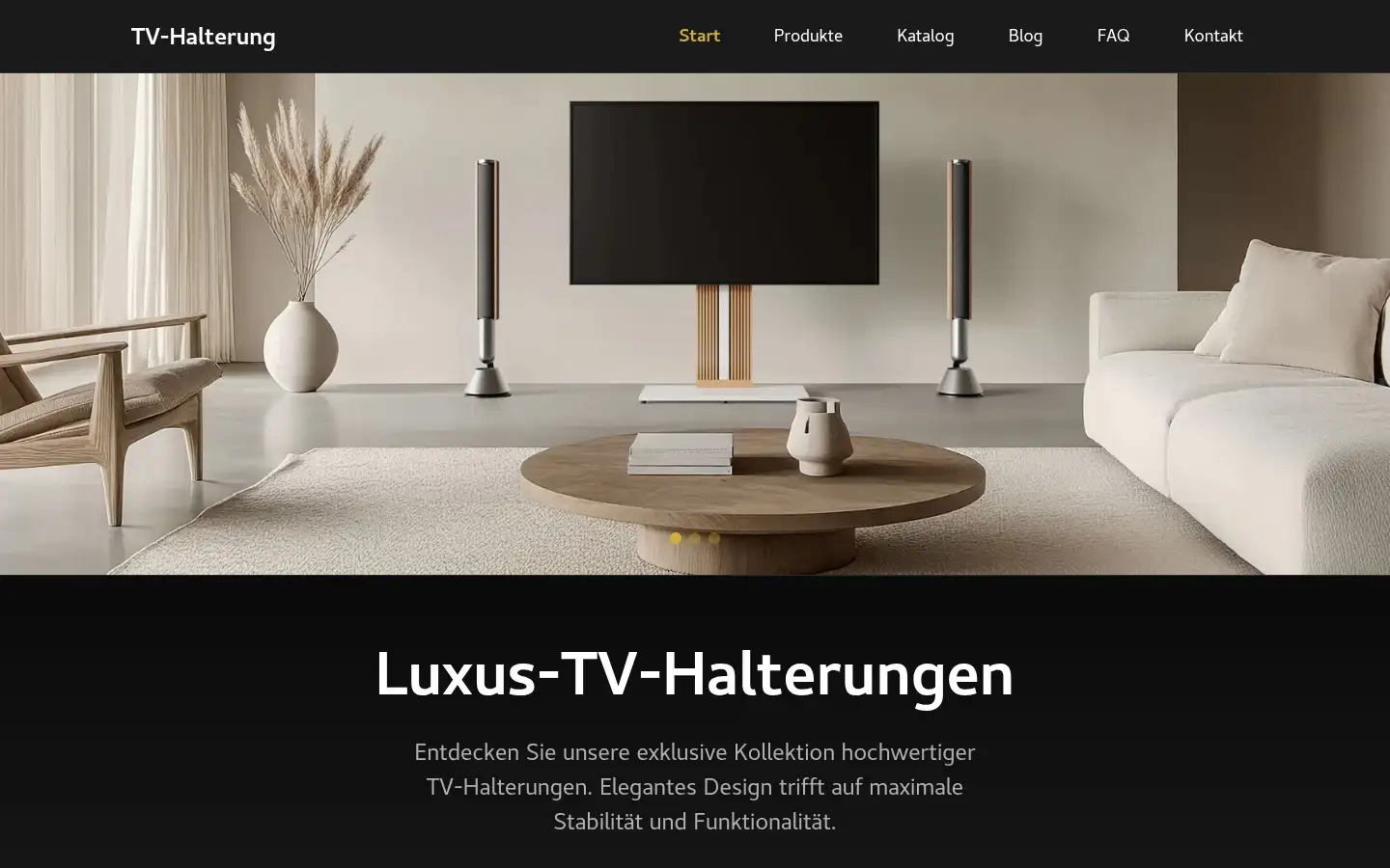 Screenshot of tv-halterung.de
