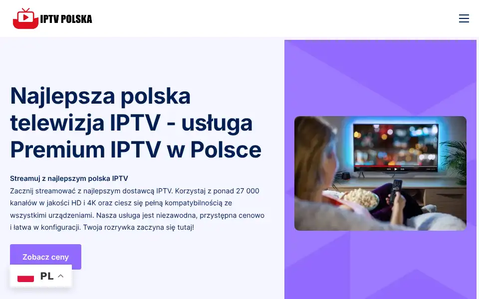 Screenshot of tv-polska.com