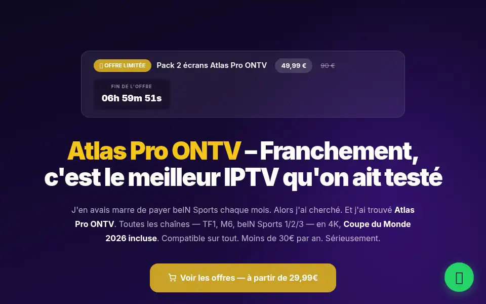 Screenshot of tvatlaspro.fr