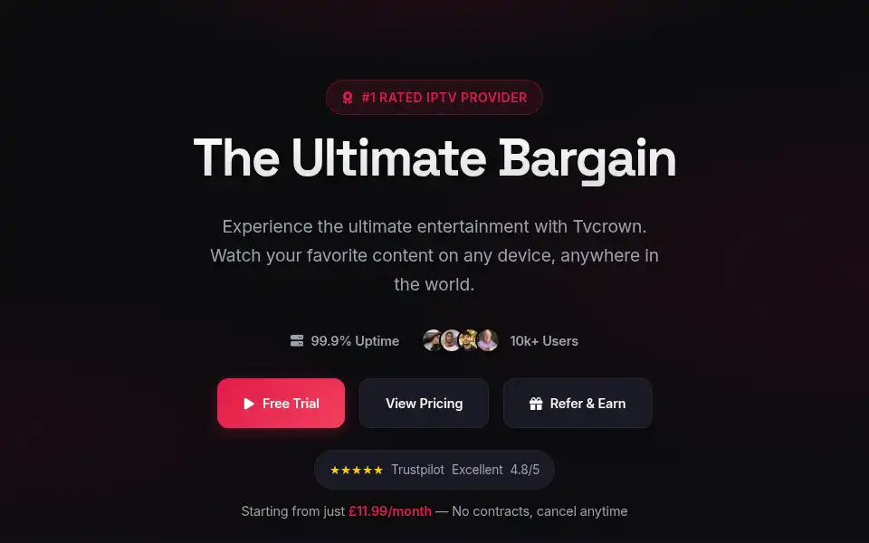 Screenshot of tvcrown.net