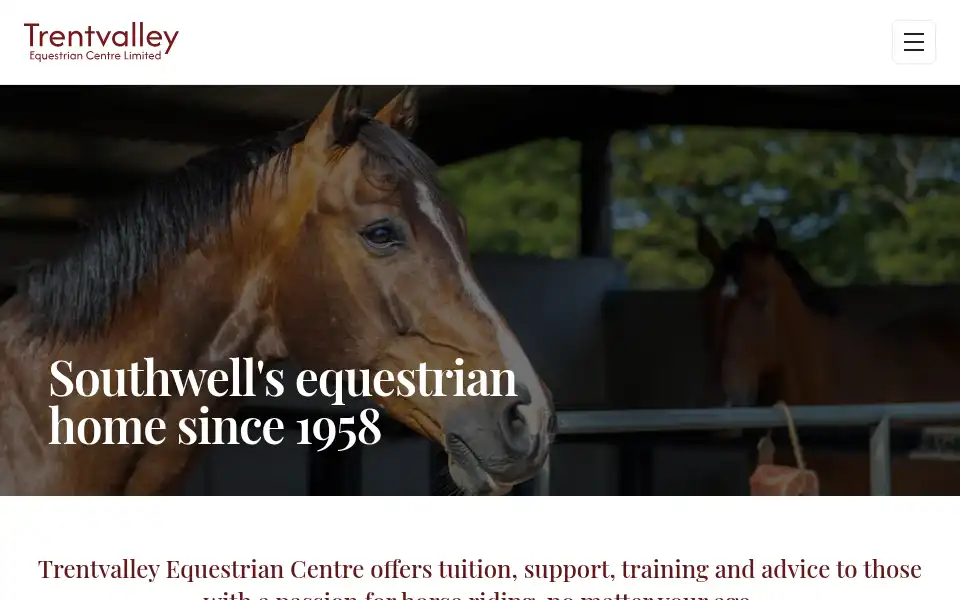 Screenshot of tvequestrian.co.uk
