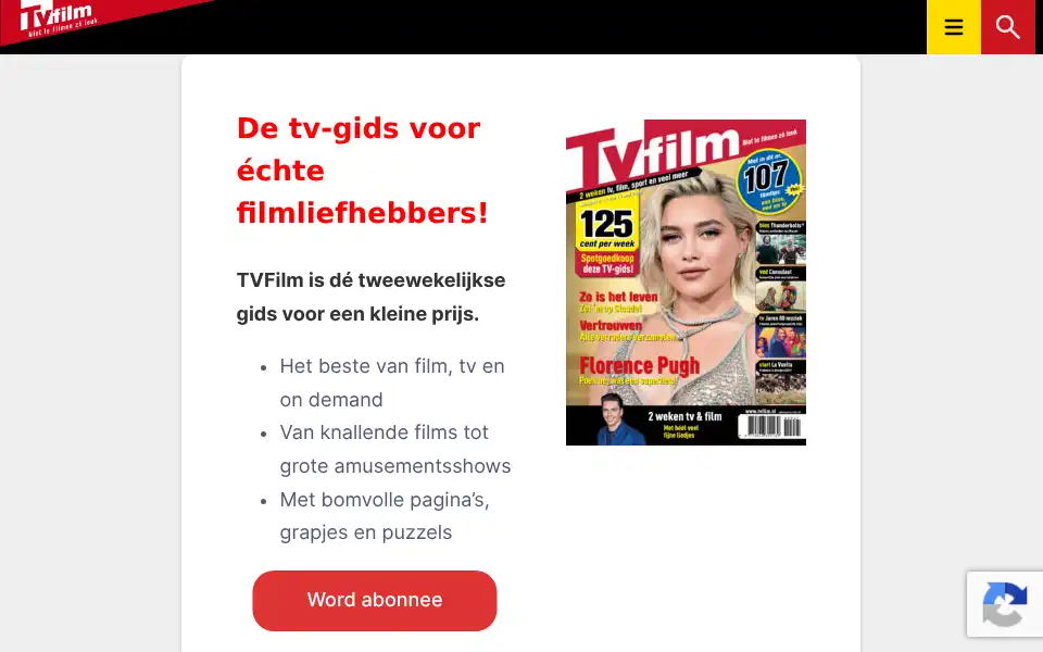 Screenshot of tvfilm.nl