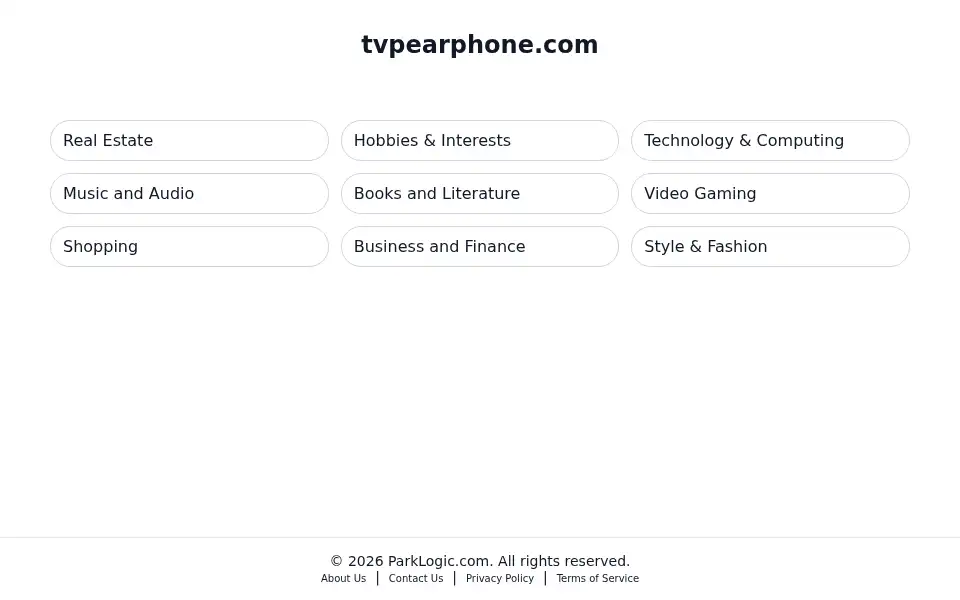 Screenshot of tvpearphone.com