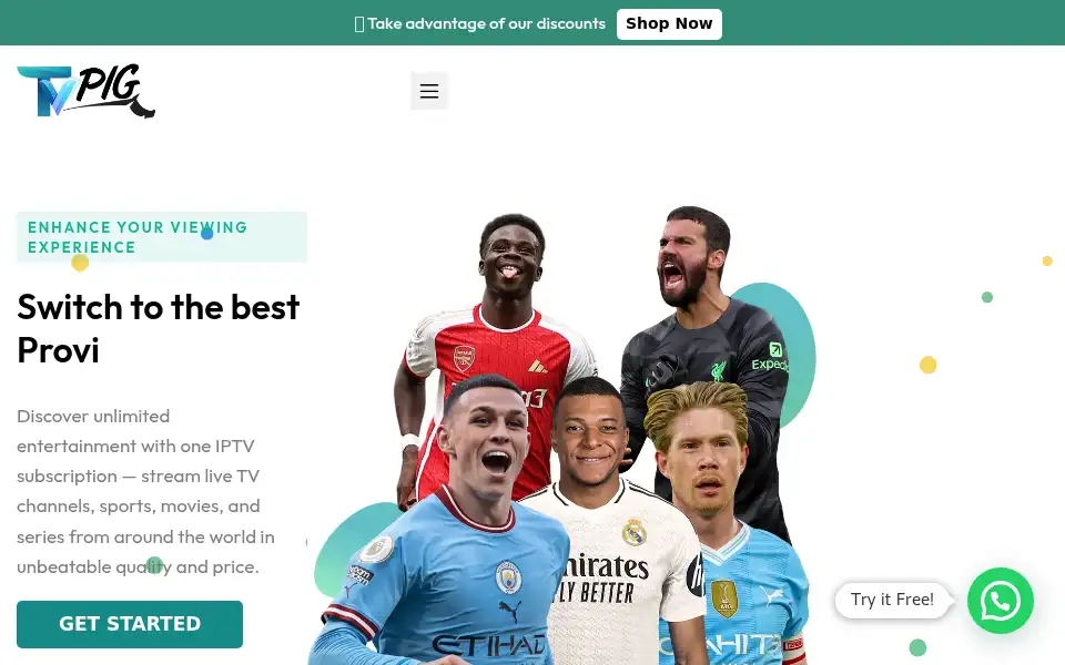 Screenshot of tvpig.net