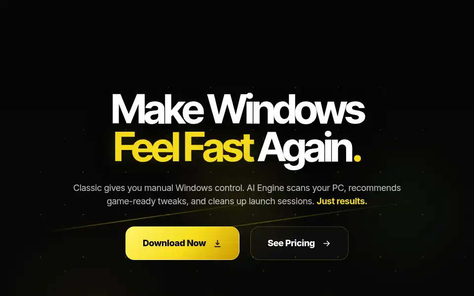 Screenshot of tweakshift.com