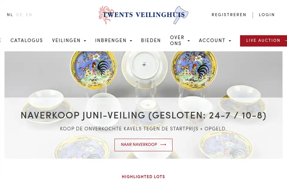 Screenshot of twentsveilinghuis.nl