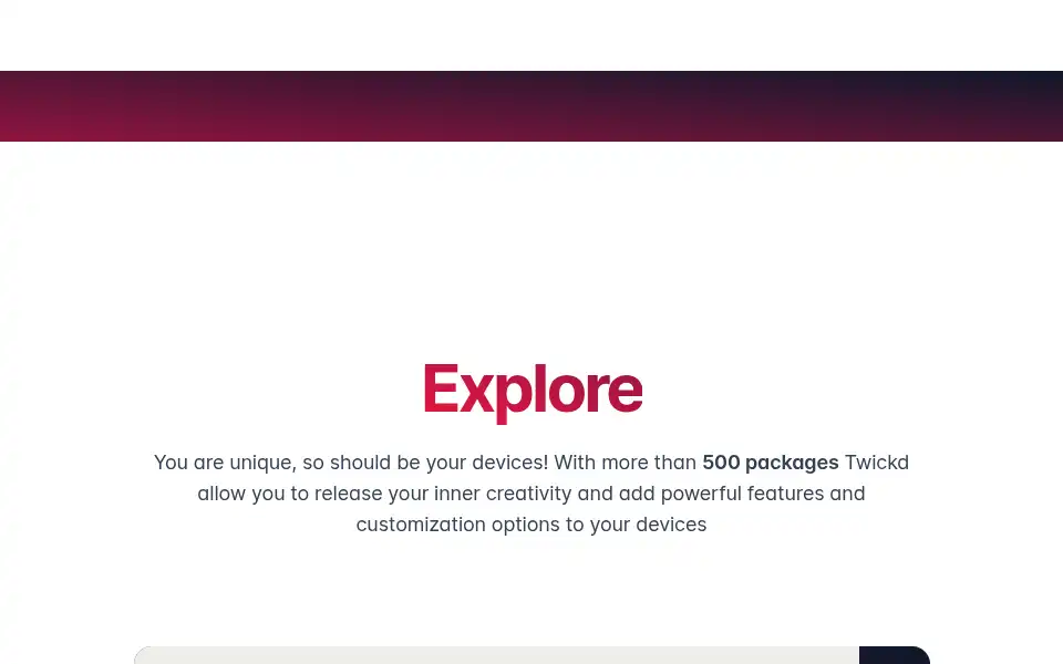 Screenshot of twickd.com