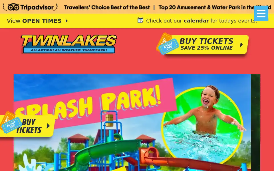 Screenshot of twinlakespark.co.uk