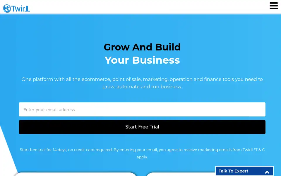 Screenshot of twirll.com