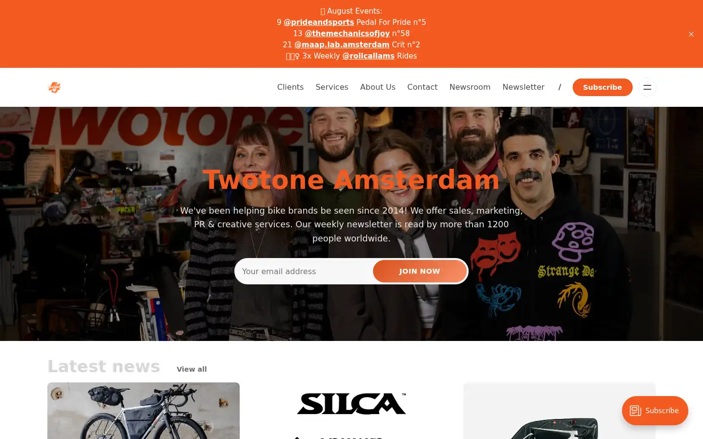 Screenshot of twotoneams.nl