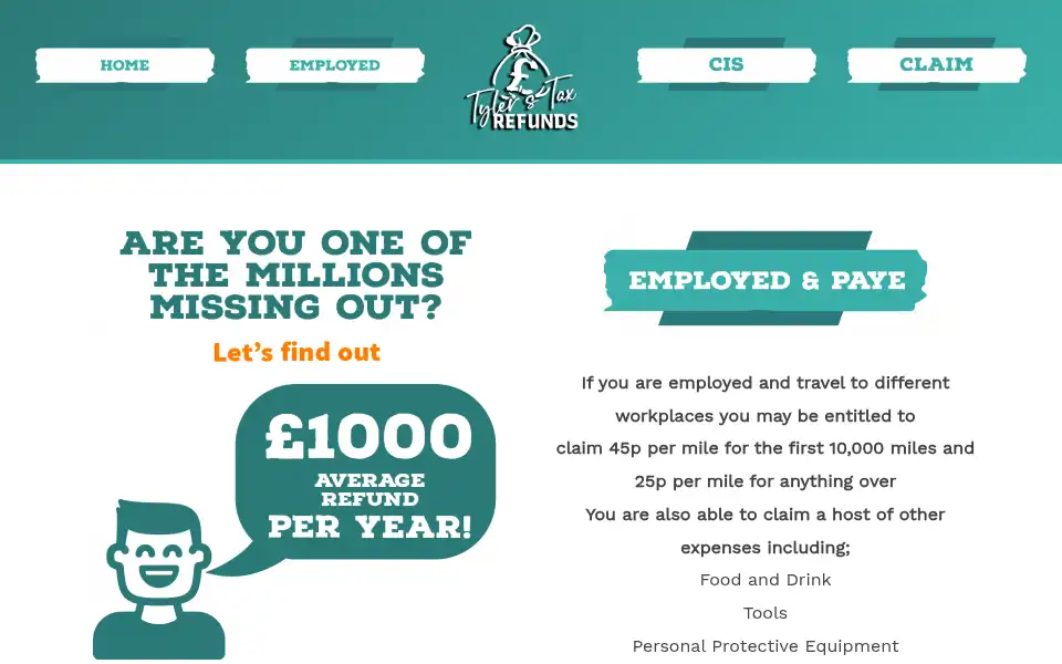 Screenshot of tylerstax.co.uk