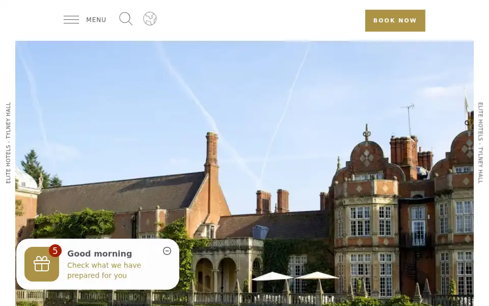 Screenshot of tylneyhall.co.uk