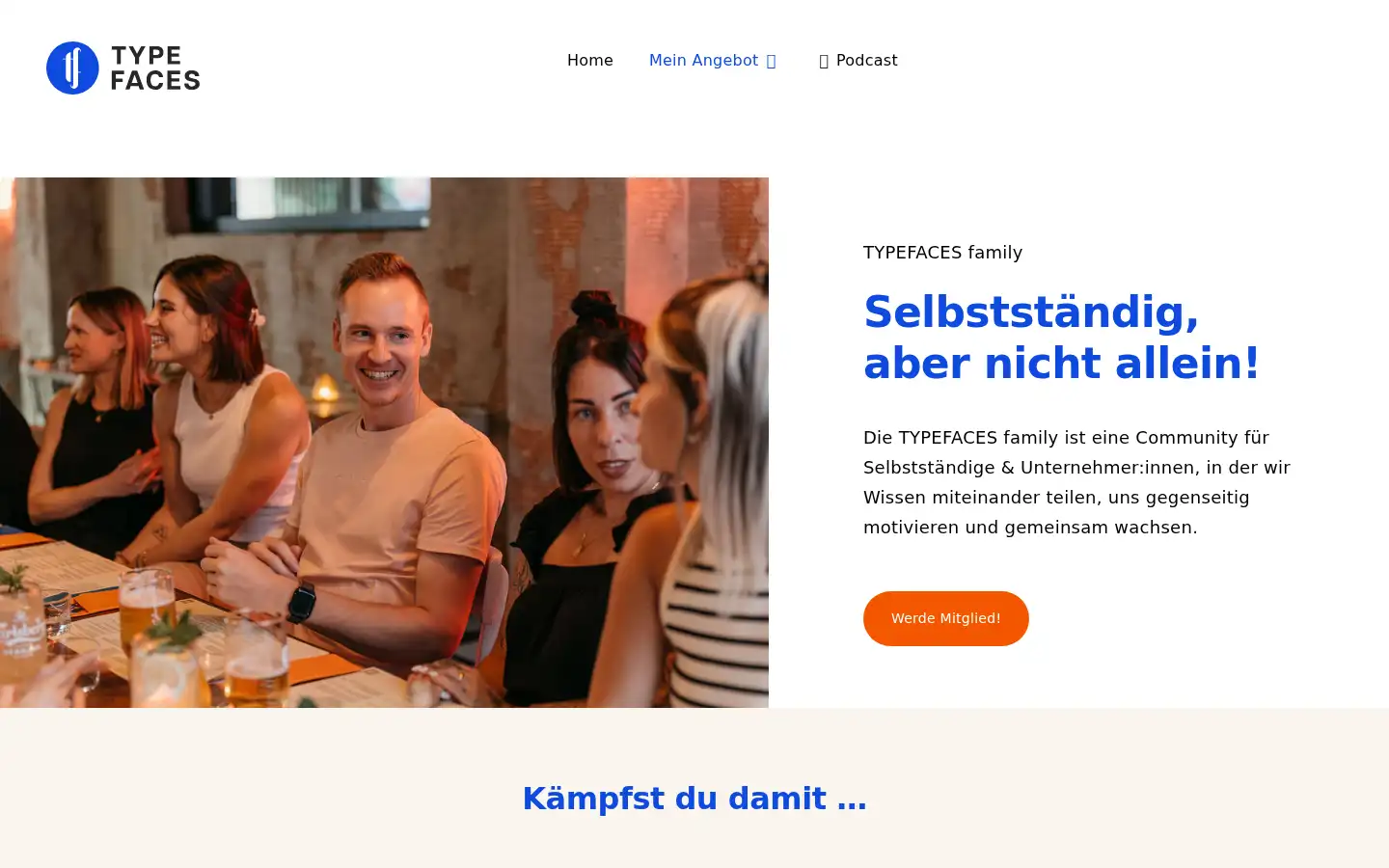 Screenshot of typefaces-family.de