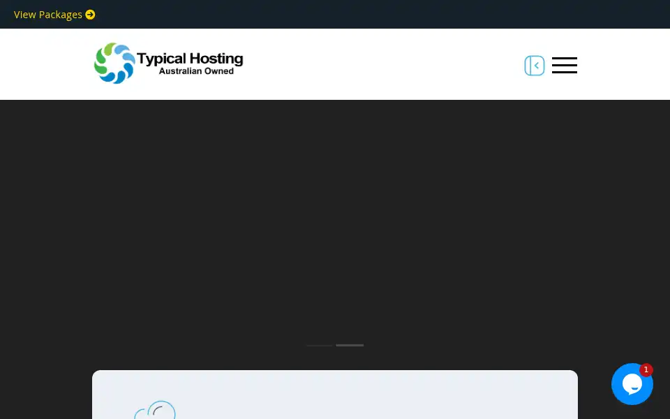 Screenshot of typicalhosting.com.au
