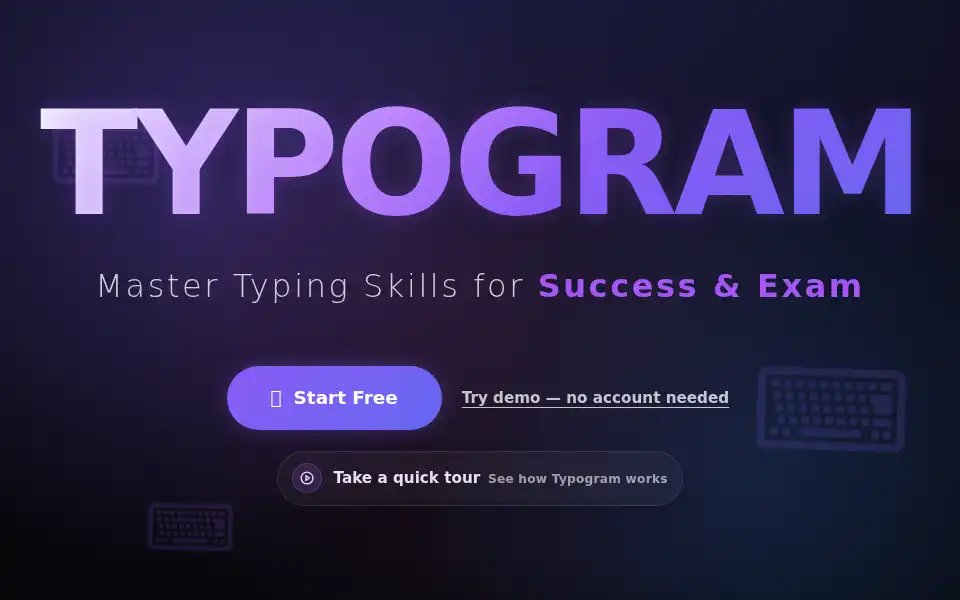Screenshot of typogram.in