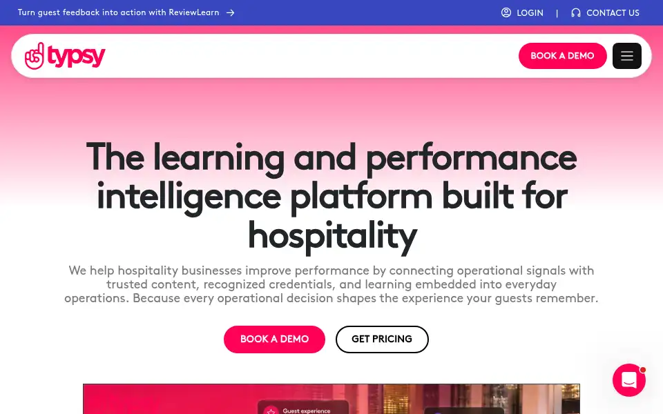 Screenshot of typsy.com