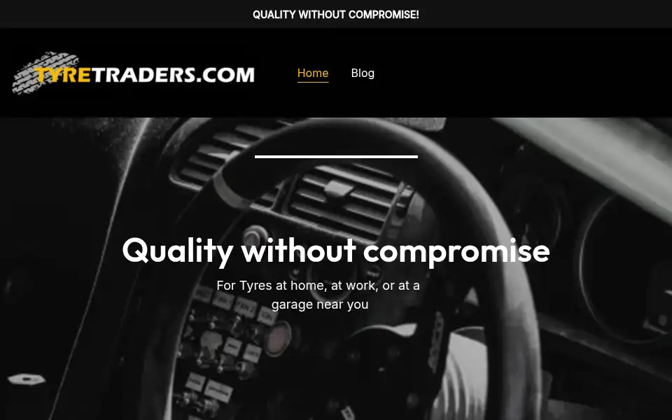 Screenshot of tyretraders.com