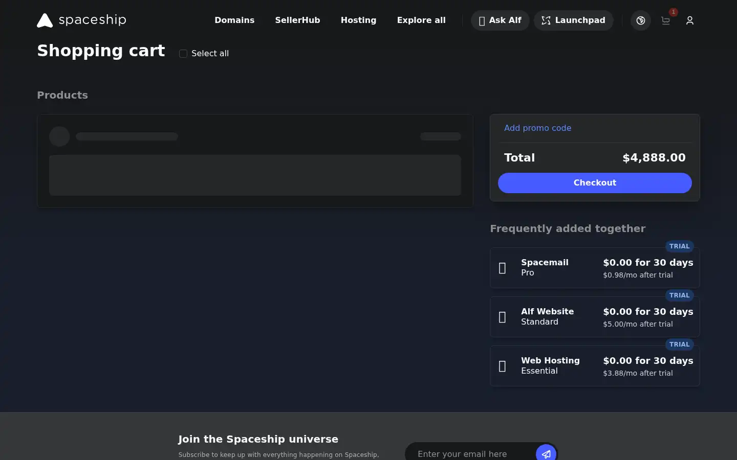 Screenshot of tyzal.com