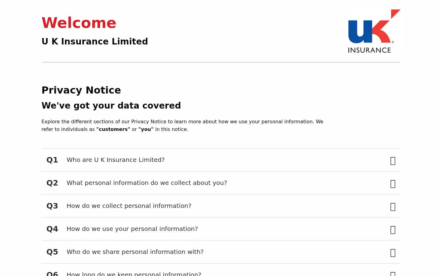 Screenshot of u-k-insurance.co.uk