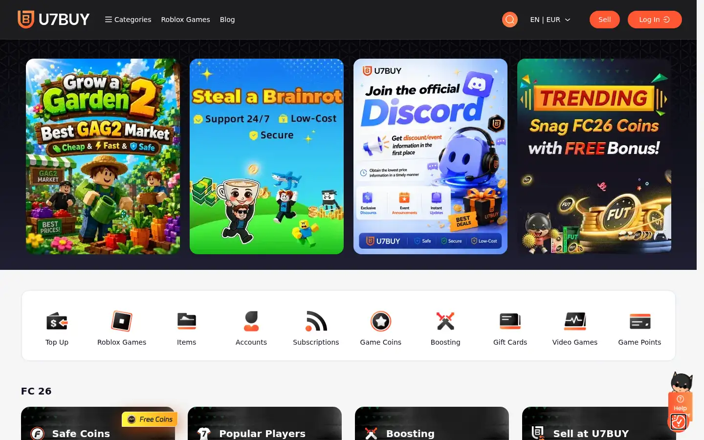 Screenshot of u7buy.com