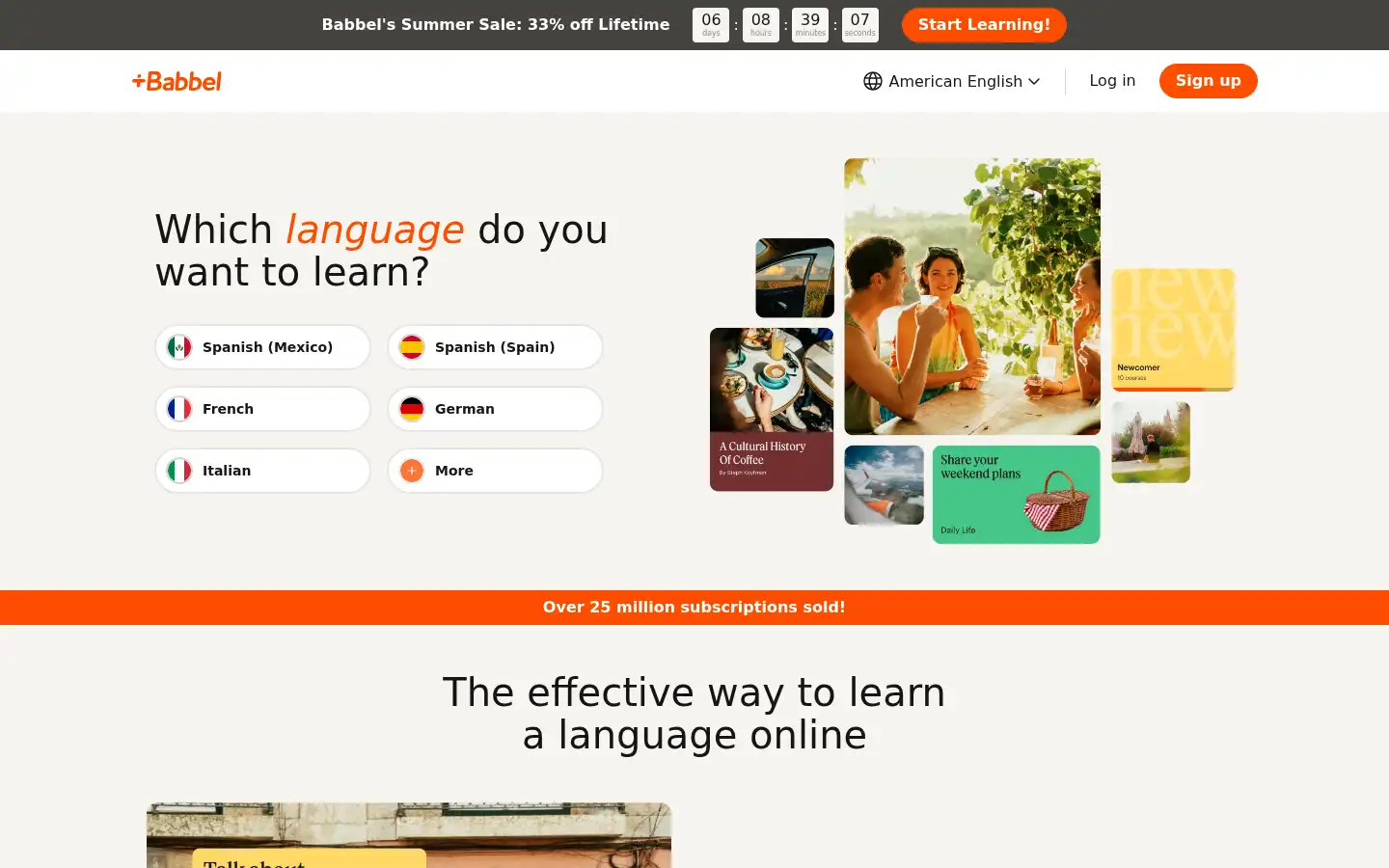 Screenshot of ua.babbel.com