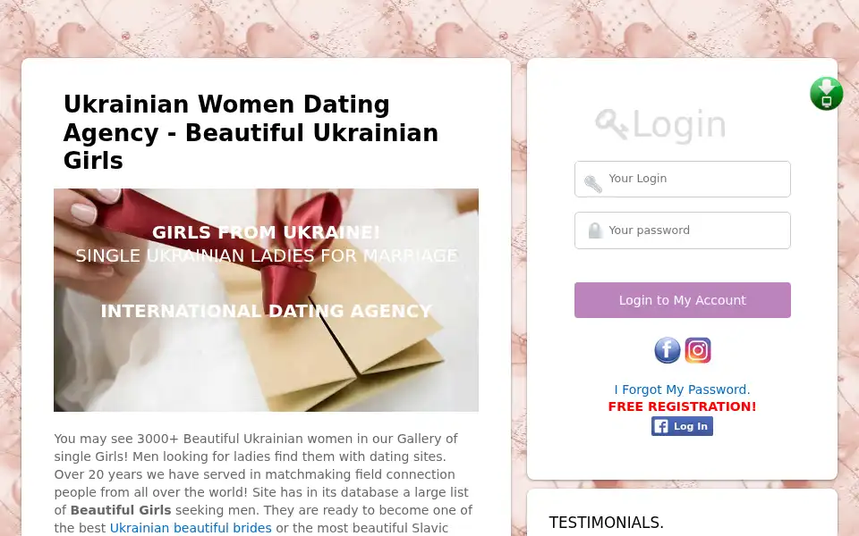Screenshot of ualadys.com