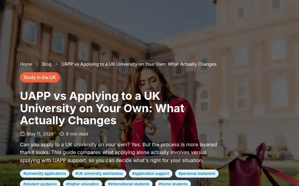Screenshot of uapp.uk