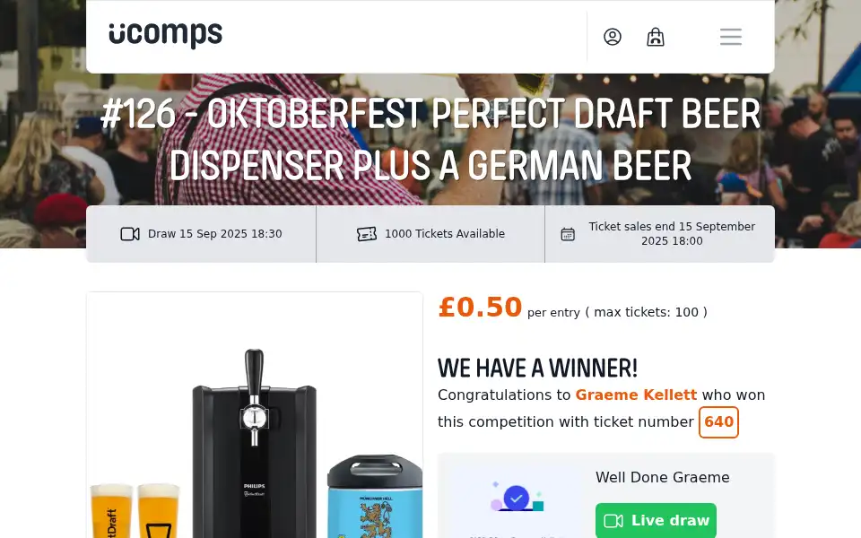Screenshot of ubercomps.co.uk