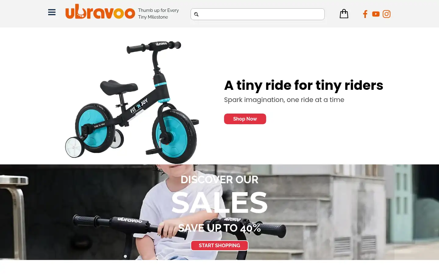 Screenshot of ubravoo.co.uk