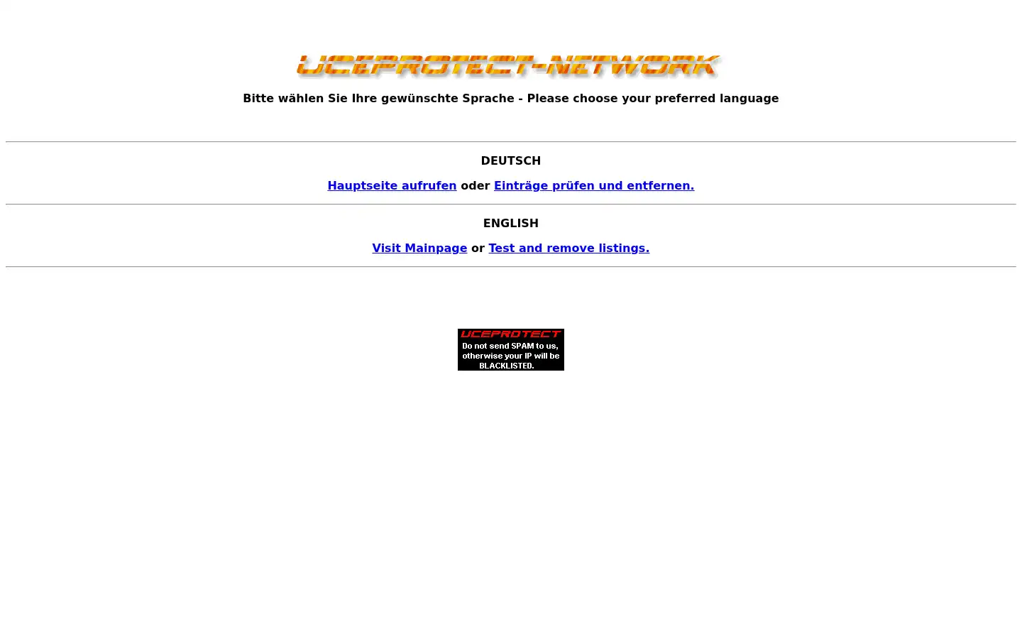Screenshot of uceprotect.net