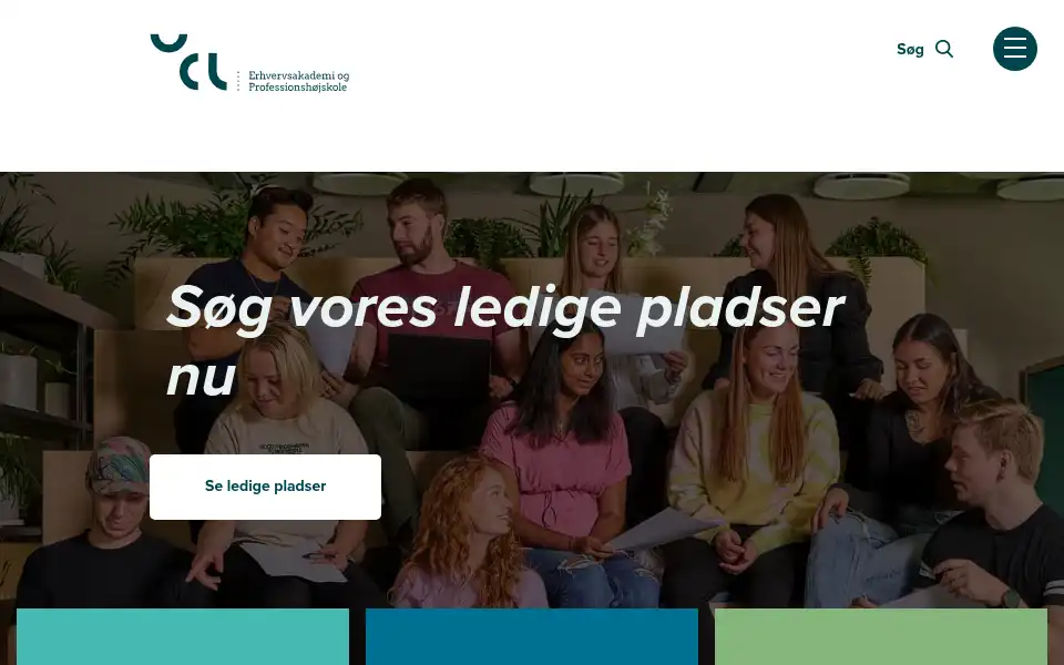 Screenshot of ucl.dk