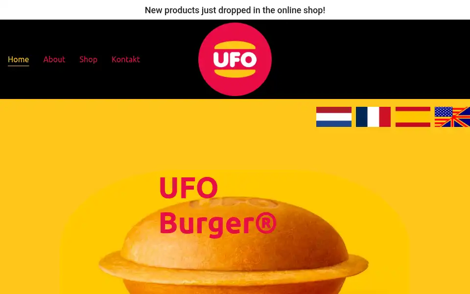 Screenshot of ufoburger.de